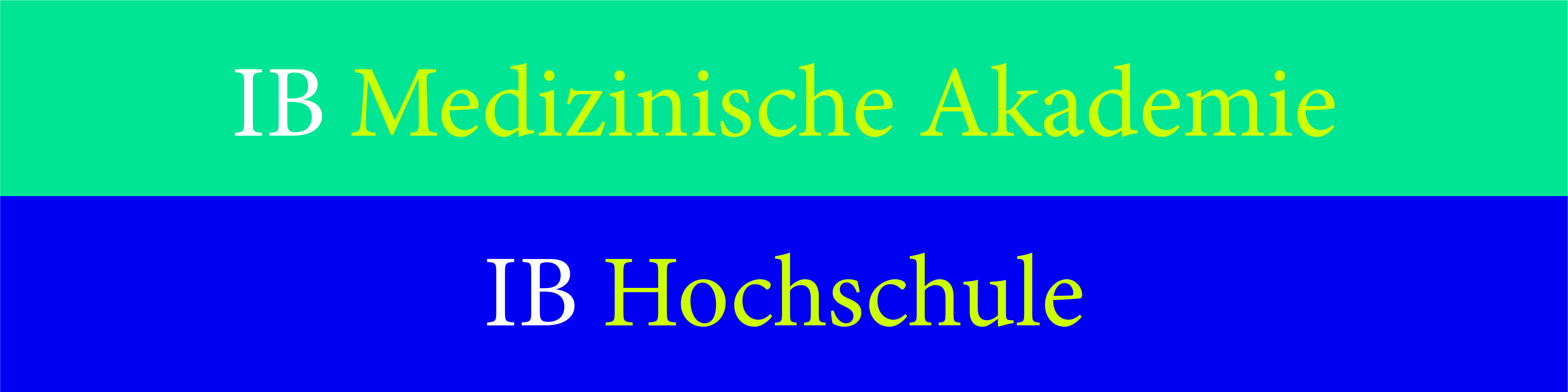IB Hochschule || Medizinische Akademie Stuttgart Logo